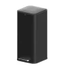 5 FIVE SIMPLY SMART - 5five - poubelle "delta" en métal noir 30l