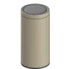 5 FIVE SIMPLY SMART - 5five - poubelle automatique "delta" en métal beige 40l