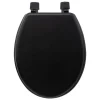5 FIVE SIMPLY SMART - 5five - abattant wc "colorama" noir en bois laqué