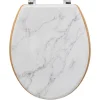 5 FIVE SIMPLY SMART - 5five - abattant wc "léa" effet marbre en bois