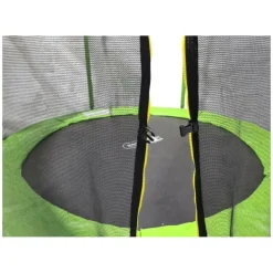 1.- MASGAMES OUTDOOR GAMES - Trampoline masgames force 305 avec filet de protection, échelle et ancrages