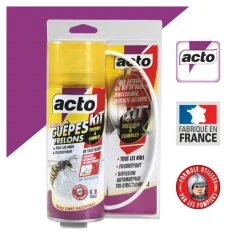 ACTO - Aérosol acto spécial guepes frelons - kit spécial toitures et combles