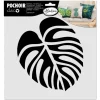 ALADINE - Pochoir pour textiles - feuille tropicale