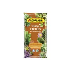 ALGOFLASH. - Terreau cactees et plan.grasses 6l /nc algoflash. - atcac6n
