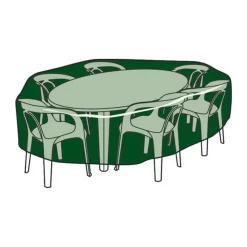ALTADEX - Étui de protection meubles de jardin vert polyéthylène plastique 120 x 90 cm 100gr/m²