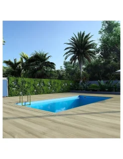 ALTANKA - Piscine en bois aqua 7x3,75 - h.1,45 m cadre en métal, sans dalle béton - bas7308ospu+sza - altanka