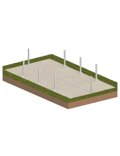 ALTANKA - Piscine en bois aqua 8,5x4,35 - h.1,45 m cadre en métal, sans dalle béton - bas7309ospu - altanka