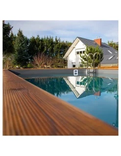 ALTANKA - Piscine en bois aqua 7x3,75 - h.1,45 m fixations à visser - bas7308ospl+sza - altanka