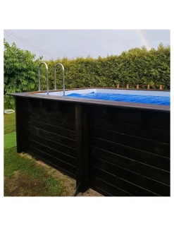 ALTANKA - Piscine en bois aqua 4,65x2,85 - h.1,24 m cadre en métal, sans dalle béton - bas7306ospu+sza - altanka