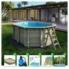 ALTANKA - Piscine en bois nemo 4,3x3 - h.1,31 m cadre en métal, sans dalle béton - bas7303ospu - altanka