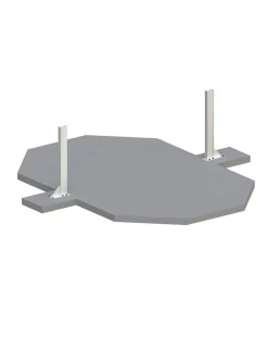 ALTANKA - Piscine en bois nemo 4,3x3 - h.1,31 m fixations à visser - bas7303ospl - altanka