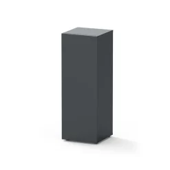 AQUATLANTIS - Meuble pour aquarium Tower 43L gris L.30 x l.30 x H.85 cm