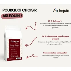 ARLEQUIN ORIGINELLE - Croquette chien sans céréales arlequin originelle bœuf angus 12 kg