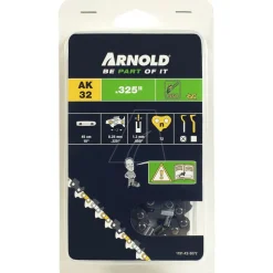 ARNOLD - Chaîne de tronçonneuse 325"/1,3 mm - 72 maillons d’entraineurs