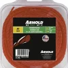 ARNOLD - Fil de coupe-bordure rond en nylon torsadé rouge af 3,4, 3,3 mm × 9 m