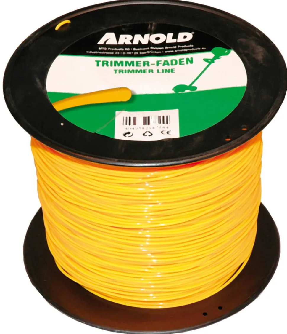 ARNOLD - Fil de coupe-bordure rond en nylon 2,4 mm × 246 m