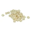 ARTEMIO - 50 perles en bois carrées plates 10 x 3 mm