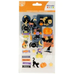 ARTEMIO - Kit d'autocollants cartonnés halloween