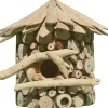 ARTXLIGHT - Nichoir demi-rond en bois d'albésia à accorcher