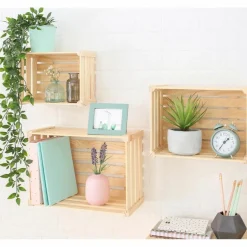 ASTIGARRAGA - Caisse de rangement en pin massif 36 x 25 x 17 cm