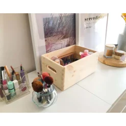 ASTIGARRAGA - Caisse en bois de rangement 30 x 20 x 14 cm