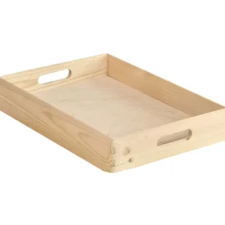 ASTIGARRAGA - Caisse en bois de rangement 40 x 30 x 7 cm