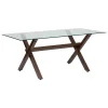 ATMOSPHERA CREATEUR D'INTERIEUR - Table à manger "jorel" marron 180x90x74,5cm