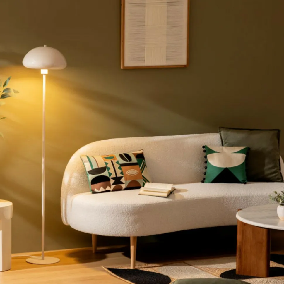 ATMOSPHERA CREATEUR D'INTERIEUR - Lampadaire "savio" blanc h140cm
