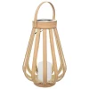 ATMOSPHERA CREATEUR D'INTERIEUR - Lanterne solaire "aria" beige h34,5cm
