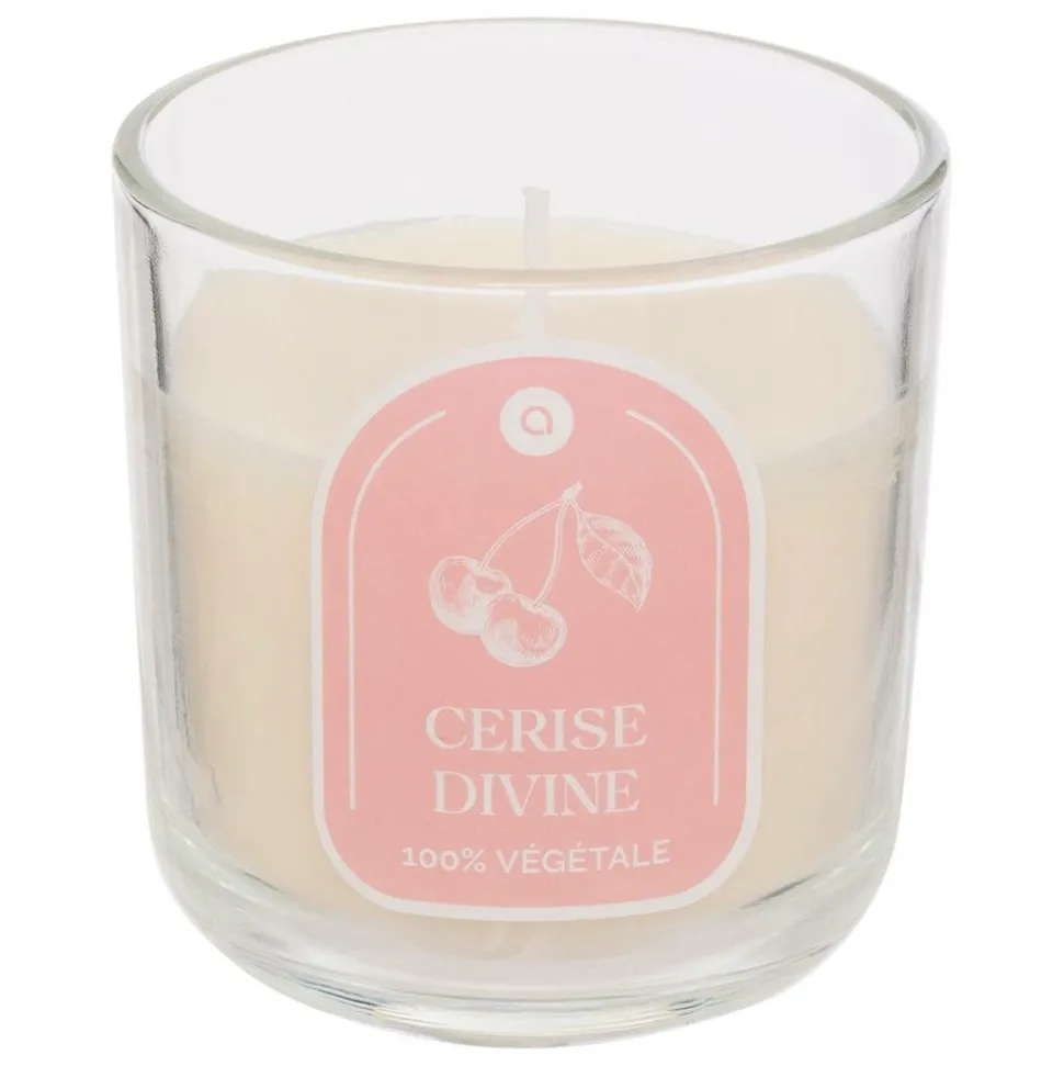 ATMOSPHERA CREATEUR D'INTERIEUR - Bougie parfumée " floa" cerise 115g