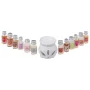 ATMOSPHERA CREATEUR D'INTERIEUR - Brûle - parfum et lot de 12 huiles - 10ml