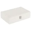 ATMOSPHERA CREATEUR D'INTERIEUR - Boîte à bijou "loe" bouclette blanc 28x19cm