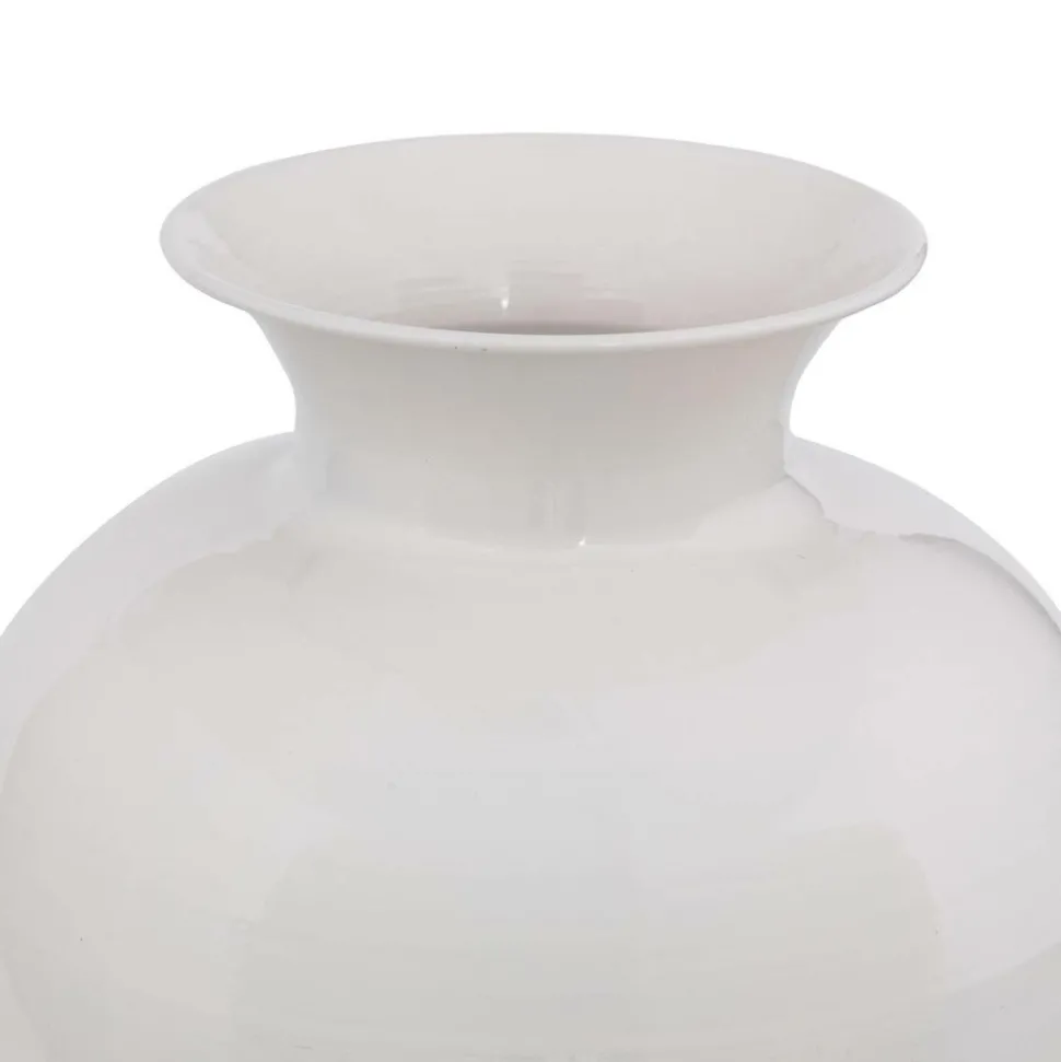 ATMOSPHERA CREATEUR D'INTERIEUR - Vase "kian" blanc h33,5cm