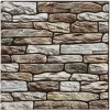ATMOSPHERA CREATEUR D'INTERIEUR - Lot de 2 stickers - carrelage - gris taupe - 30x30 cm