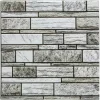ATMOSPHERA CREATEUR D'INTERIEUR - Lot de 2 stickers - carrelage - gris - 30x30 cm