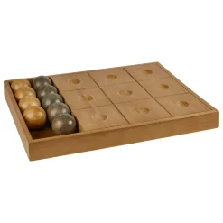 ATMOSPHERA CREATEUR D'INTERIEUR - Morpion "jehan" pin marron 40x30cm