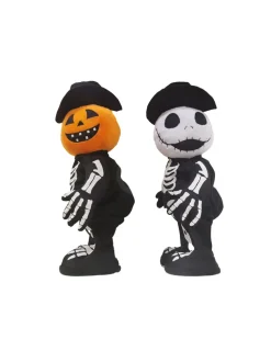 BASICS - Figurine décorative halloween 35cm, avec mouvement, son et lumière, modèles assortis.