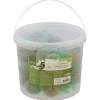 BEST FOR BIRDS - Boules de graisse avec filet dans un seau 30 pièces