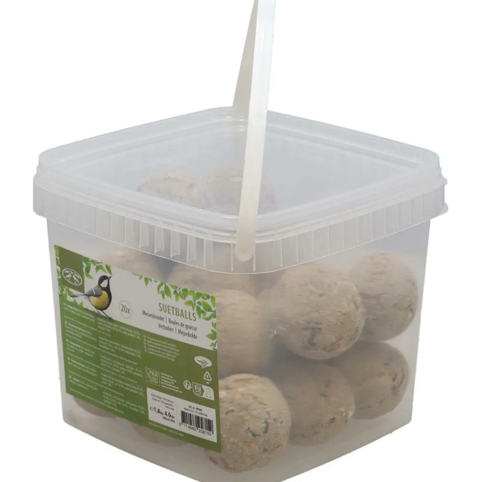 BEST FOR BIRDS - Boules de graisse dans un seau 20 pièces
