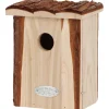 BEST FOR BIRDS - Nichoir pour oiseaux avec toît en écorce roitelet
