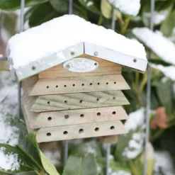 BEST FOR BIRDS - Refuge à abeilles en bois et zinc