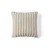 BEST MOBILIER - Laponie - coussin - en fausse fourrure côtelé - 40x40 cm