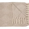 BEST MOBILIER - Lolita - plaid - 130x180 cm - motif géométrique - en coton