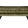 BEST MOBILIER - Neela - banc de table - en velours - 3 personnes