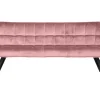 BEST MOBILIER - Neela - banc de table - en velours - 3 personnes