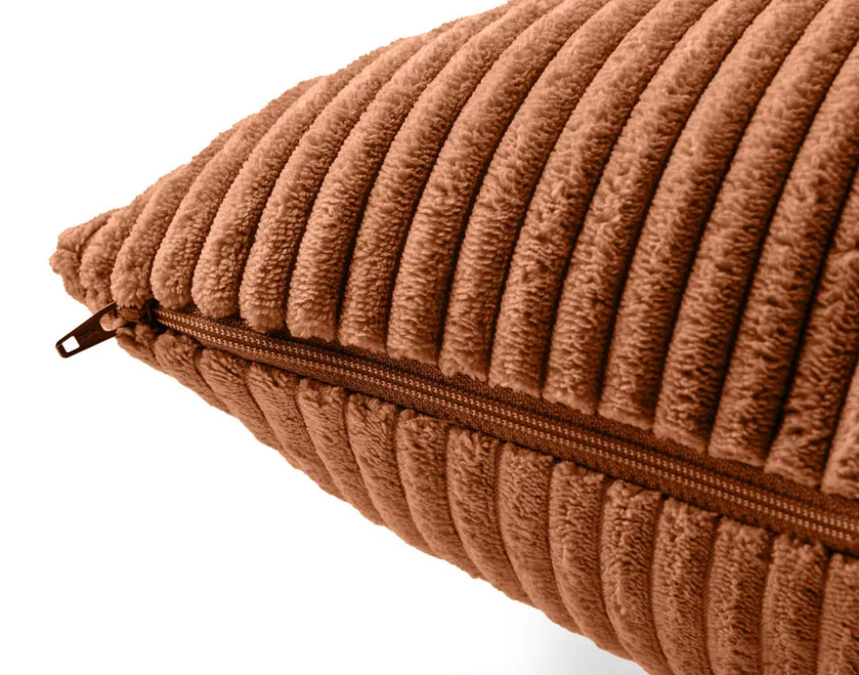 BEST MOBILIER - Selma - coussin - en velours côtelé - 60x60 cm
