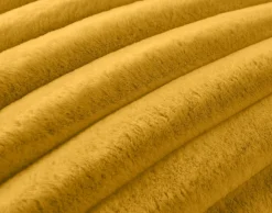 BEST MOBILIER - Sierra - coussin - en fausse fourrure côtelé - 50x50 cm