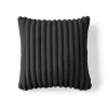 BEST MOBILIER - Sierra - coussin - en fausse fourrure côtelé - 40x40 cm