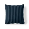 BEST MOBILIER - Sierra - coussin - en fausse fourrure côtelé - 40x40 cm