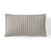 BEST MOBILIER - Stella - coussin - en velours côtelé grosses côtes - 32x57 cm